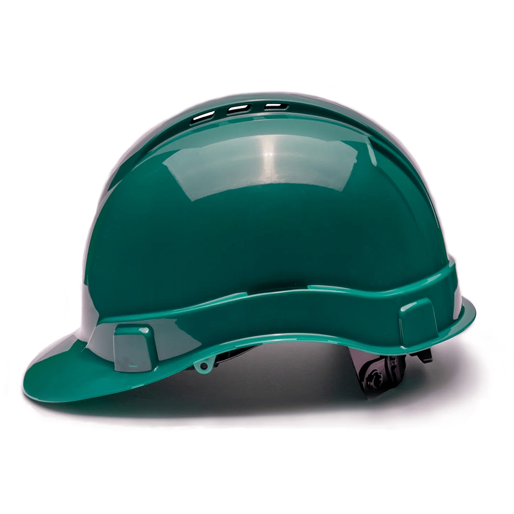 Pyramex Ridgeline Vented Cap Style Hard Hat, 4 Pt Ratchet - Gorvex.com