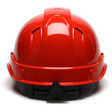 Pyramex Ridgeline Vented Cap Style Hard Hat, 4 Pt Ratchet - Gorvex.com