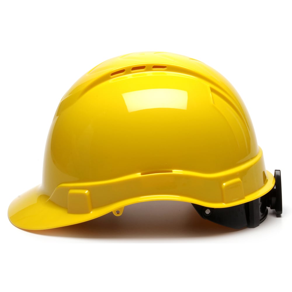 Pyramex Ridgeline Vented Cap Style Hard Hat, 4 Pt Ratchet - Gorvex.com