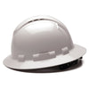 Pyramex Ridgeline Vented Full Brim Hard Hat, 4 Pt Ratchet Suspension - Gorvex.com