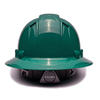 Pyramex Ridgeline Vented Full Brim Hard Hat, 4 Pt Ratchet Suspension - Gorvex.com