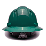 Pyramex Ridgeline Vented Full Brim Hard Hat, 4 Pt Ratchet Suspension - Gorvex.com