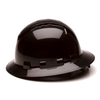 Pyramex Ridgeline Vented Full Brim Hard Hat, 4 Pt Ratchet Suspension - Gorvex.com
