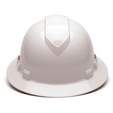 Pyramex Ridgeline Vented Full Brim Hard Hat, 4 Pt Ratchet Suspension - Gorvex.com