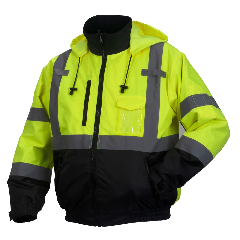 Pyramex RJ31H ANSI Class 3 Waterproof Heated Bomber Jacket - Gorvex.com