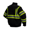Pyramex RJ37 Class 1 Waterproof Hooded Reflective Jacket with Quilted Lining - Gorvex.com