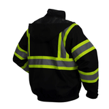 Pyramex RJ37 Class 1 Waterproof Hooded Reflective Jacket with Quilted Lining - Gorvex.com