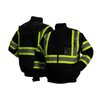 Pyramex RJ37 Class 1 Waterproof Hooded Reflective Jacket with Quilted Lining - Gorvex.com