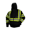 Pyramex RJ37 Class 1 Waterproof Hooded Reflective Jacket with Quilted Lining - Gorvex.com