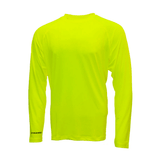 Pyramex RLP1NS Hi - Vis Non - Rated Long Sleeve T-Shirt with Phone Pocket - Gorvex.com