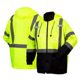 Pyramex RP31 Series Hi Vis Class 3 Parka with Detachable Hood - Gorvex.com