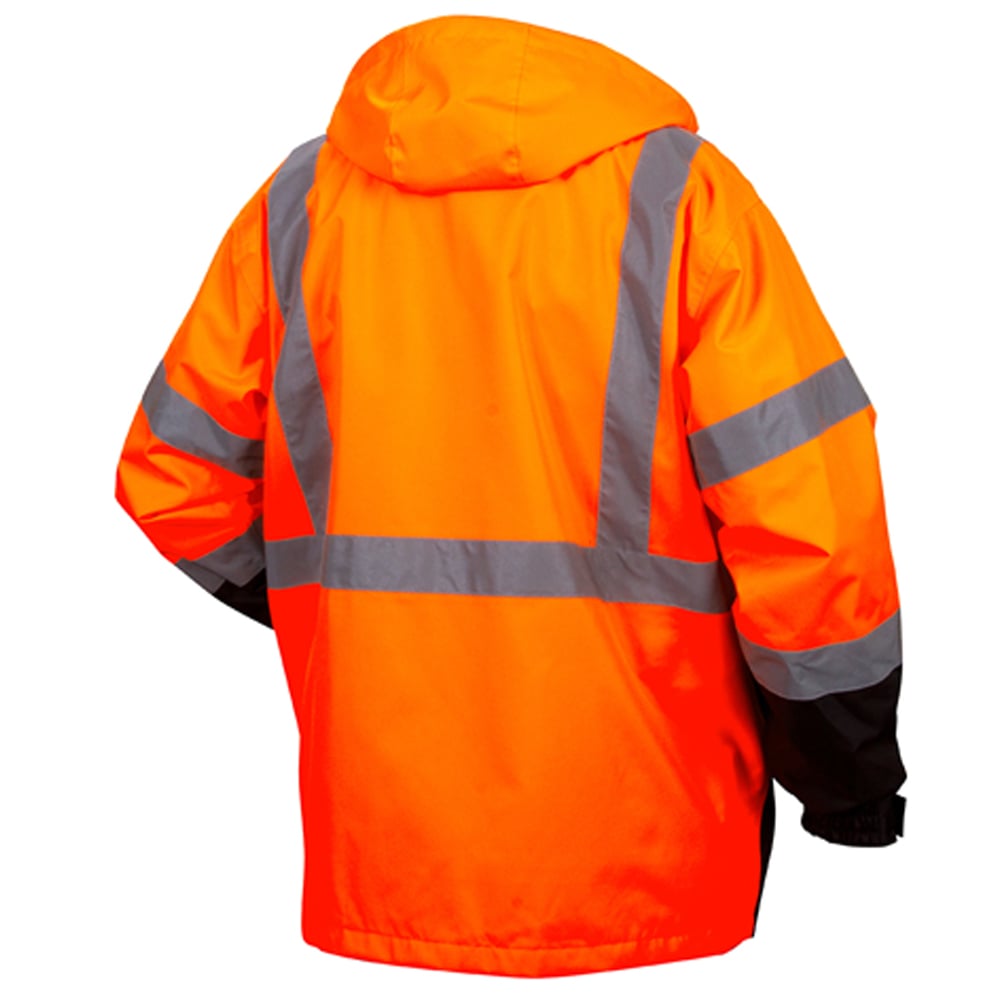 Pyramex RP31 Series Hi Vis Class 3 Parka with Detachable Hood - Gorvex.com