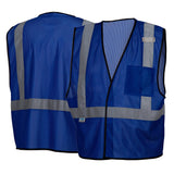 Pyramex RV12 Series Non - ANSI Color Mesh Vest with Reflective Tape - Gorvex.com