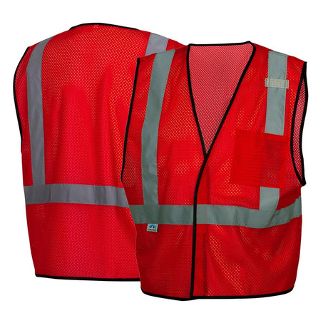 Pyramex RV12 Series Non - ANSI Color Mesh Vest with Reflective Tape - Gorvex.com