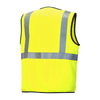 Pyramex RVHL50FR Hi - Vis Class 2 FR Safety Vest with Black Trim - Gorvex.com