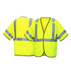 Pyramex RVHL51FR Hi - Vis Class 3 FR Safety Vest with Black Trim - Gorvex.com