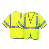 Pyramex RVHL51FR Hi - Vis Class 3 FR Safety Vest with Black Trim - Gorvex.com