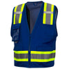 Pyramex RVZ24CP Class 2 Hi Vis Surveyor Vest with Clear Front Pocket - Gorvex.com