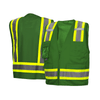 Pyramex RVZ24CP Class 2 Hi Vis Surveyor Vest with Clear Front Pocket - Gorvex.com
