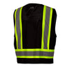 Pyramex RVZ24CP Class 2 Hi Vis Surveyor Vest with Clear Front Pocket - Gorvex.com