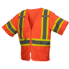 Pyramex RVZ36 Series Hi Vis Lime Class 3 Mesh Surveyor Vest - Gorvex.com