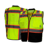 Pyramex RVZ46B Hi - Vis Class 2 Mesh Safety Vest with Back D - Ring Slot - Gorvex.com