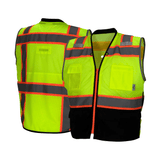 Pyramex RVZ46B Hi - Vis Class 2 Mesh Safety Vest with Back D - Ring Slot - Gorvex.com