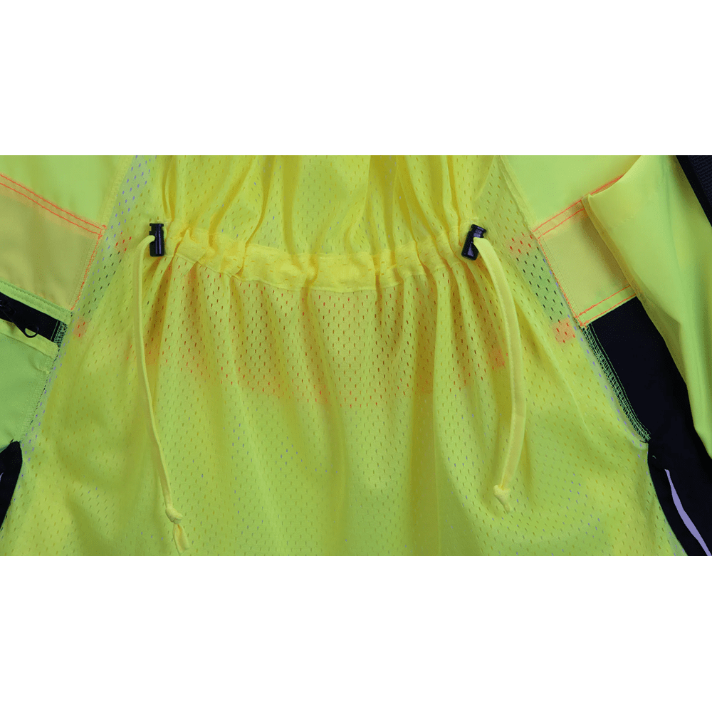 Pyramex RVZF61 Women's Hi - Vis Solid/Mesh Safety Vest with Adjustable Waist - Gorvex.com