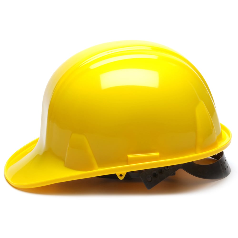 Pyramex SL Series Cap Style Hard Hat, 6 Pt Snap or Ratchet Suspension - Gorvex.com