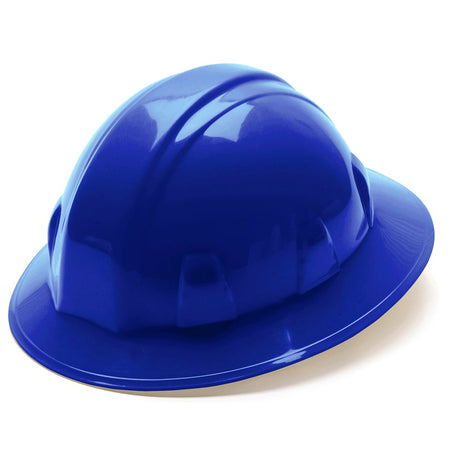 Pyramex SL Series Full Brim Hard Hat, 4 Pt Ratchet Suspension - Gorvex.com