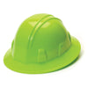 Pyramex SL Series Full Brim Hard Hat, 4 Pt Ratchet Suspension - Gorvex.com