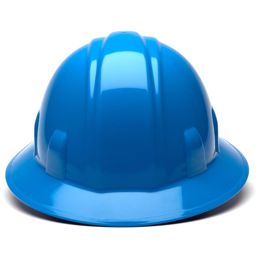 Pyramex SL Series Full Brim Hard Hat, 4 Pt Ratchet Suspension - Gorvex.com