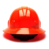 Pyramex SL Series Full Brim Hard Hat, 4 Pt Ratchet Suspension - Gorvex.com