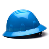 Pyramex SL Series Full Brim Hard Hat, 4 Pt Ratchet Suspension - Gorvex.com