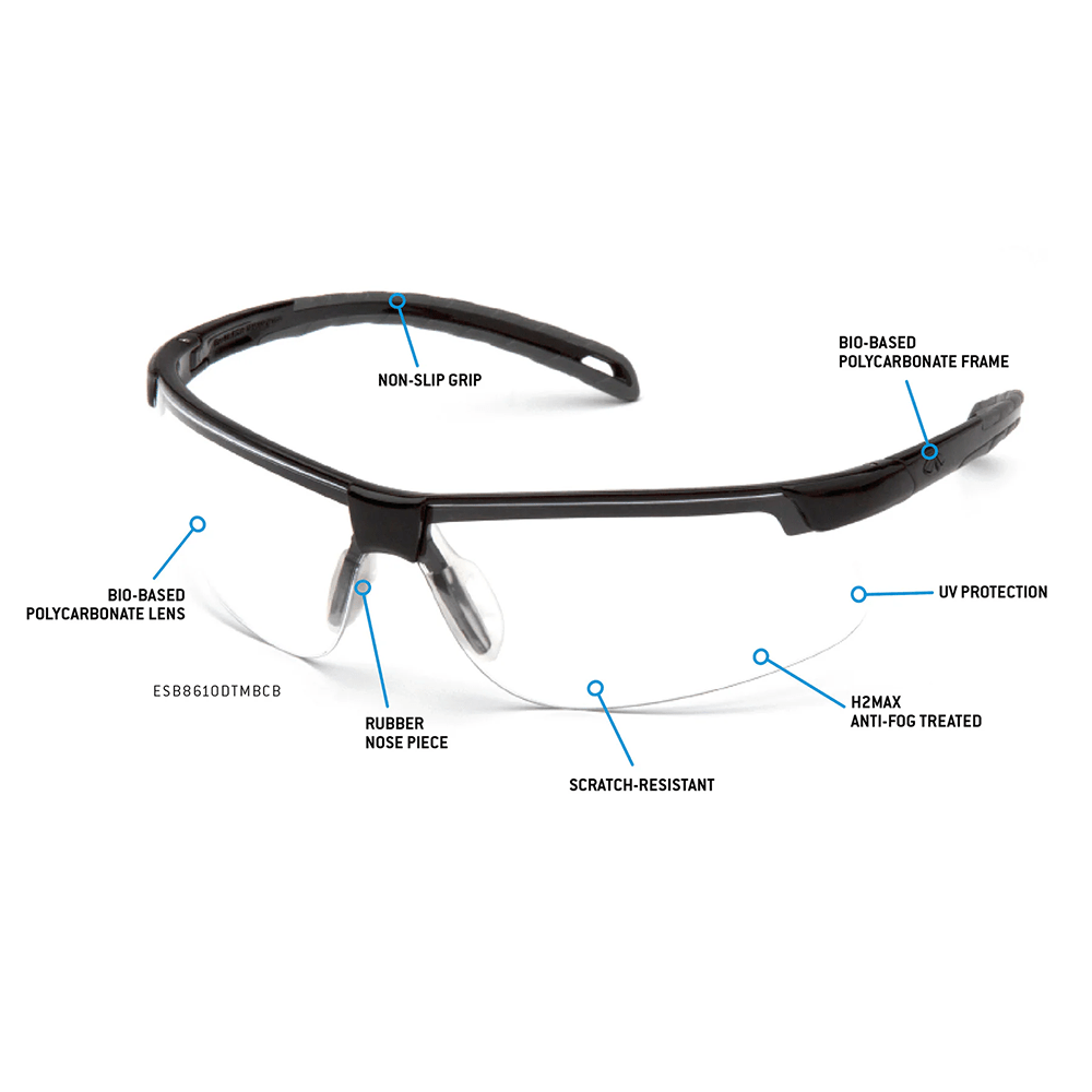 Pyramex Sustainable Ever - Lite Safety Glasses, 1 pair - Gorvex.com