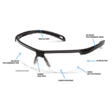 Pyramex Sustainable Ever - Lite Safety Glasses, 1 pair - Gorvex.com