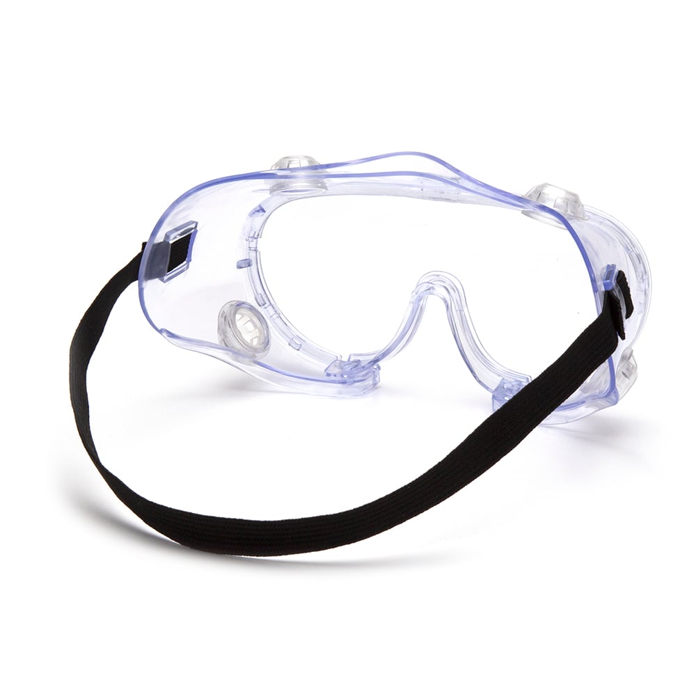 Pyramex Thick Skirt Chemical Splash Safety Goggles, 1 pair - Gorvex.com