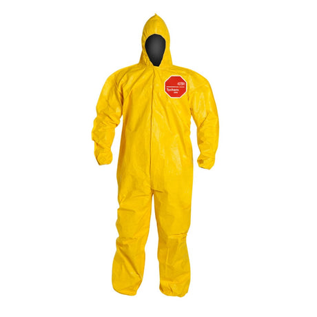 QC127B Tychem QC® Coverall with Bound Seams, Elastic Wrist & Ankle, M - 5XL, 1 case (12 pieces) - Gorvex.com