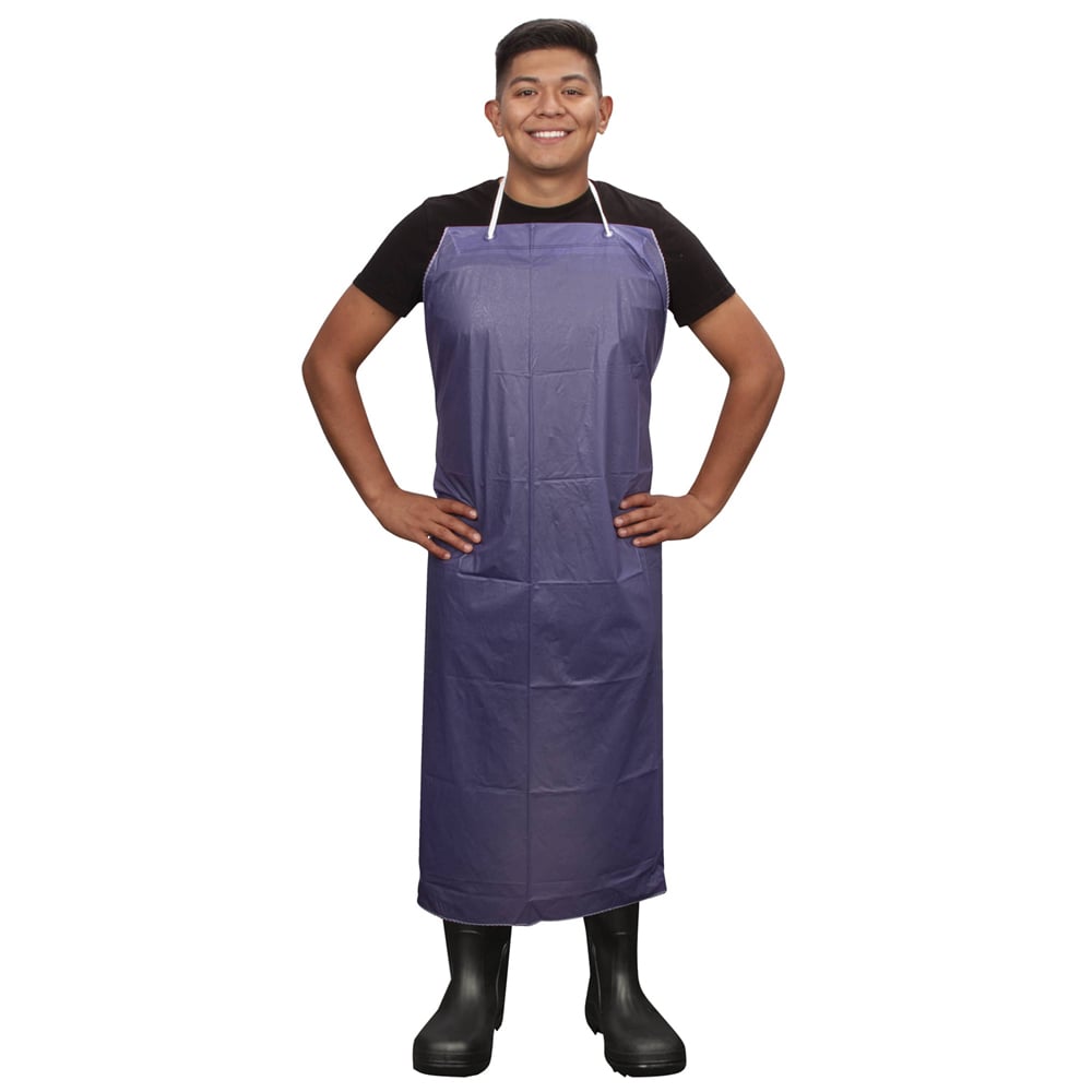 Cordova RA48 Vinyl Apron with Tie Strings & Sewn Edges