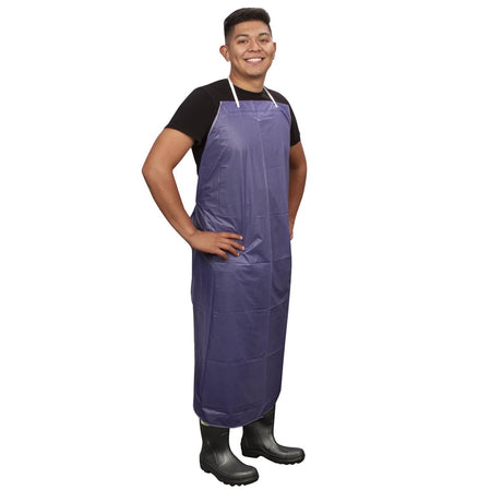 Cordova RA48 Vinyl Apron with Tie Strings & Sewn Edges