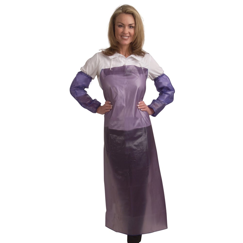 Cordova RA48 Vinyl Apron with Tie Strings & Sewn Edges