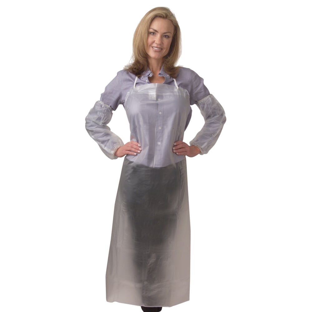 Cordova RA48 Vinyl Apron with Tie Strings & Sewn Edges