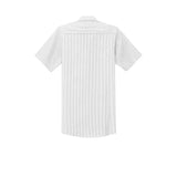 Red Kap CS20 Short Sleeve Striped Industrial Work Shirt - Gorvex.com