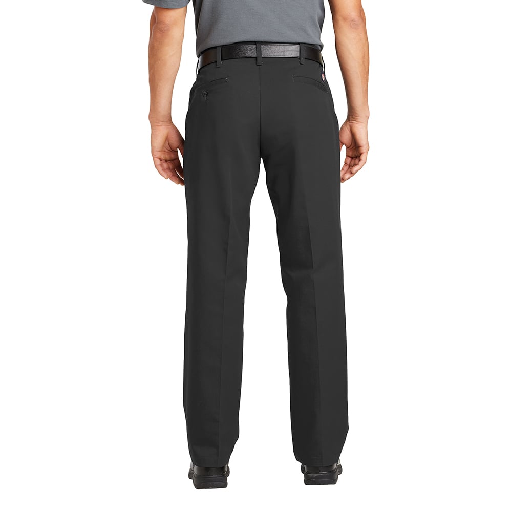 Red Kap PT60 Elastic Insert Pants with Front & Back Pockets Unhemmed - Gorvex.com