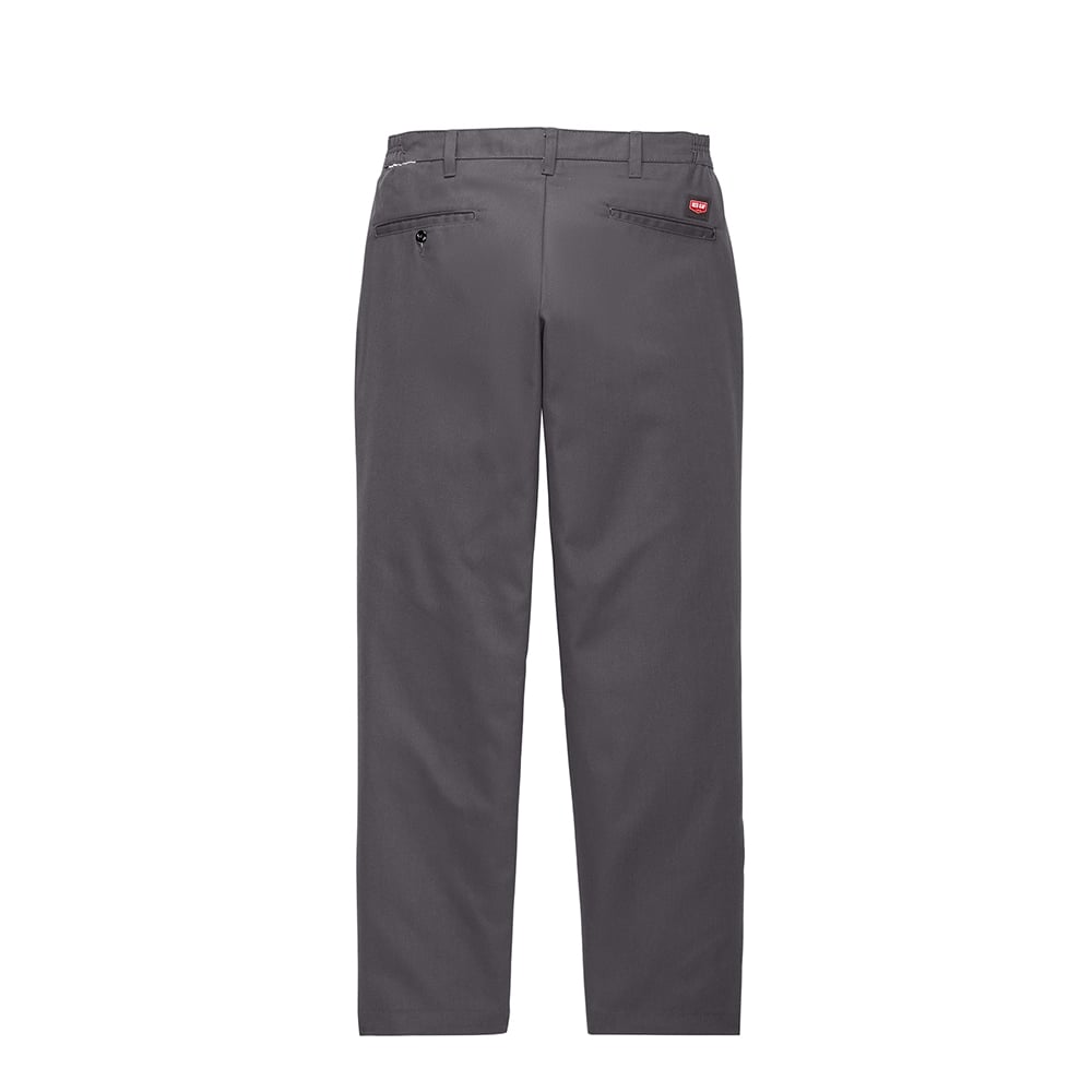 Red Kap PT60 Elastic Insert Pants with Front & Back Pockets Unhemmed - Gorvex.com