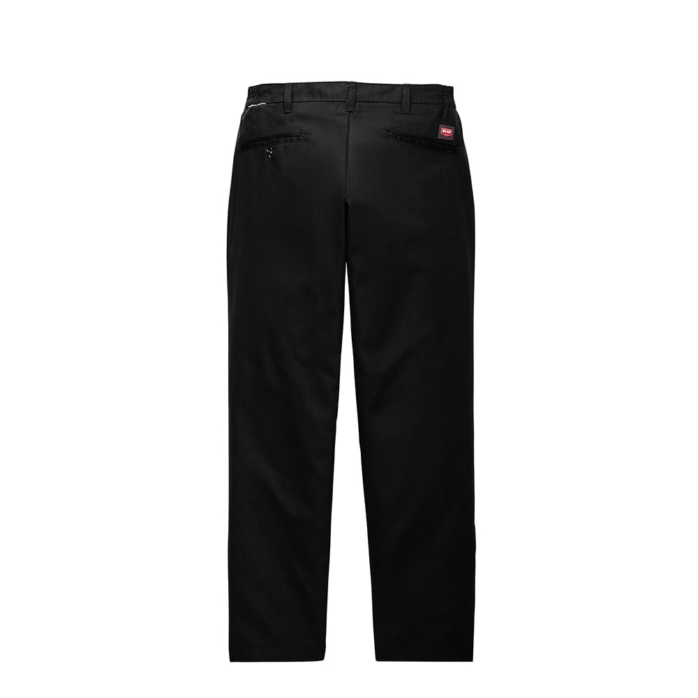 Red Kap PT60 Elastic Insert Pants with Front & Back Pockets Unhemmed - Gorvex.com