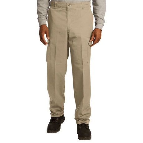 Red Kap PT88 Industrial Cargo Pants with Two Hip Pockets Unhemmed - Gorvex.com