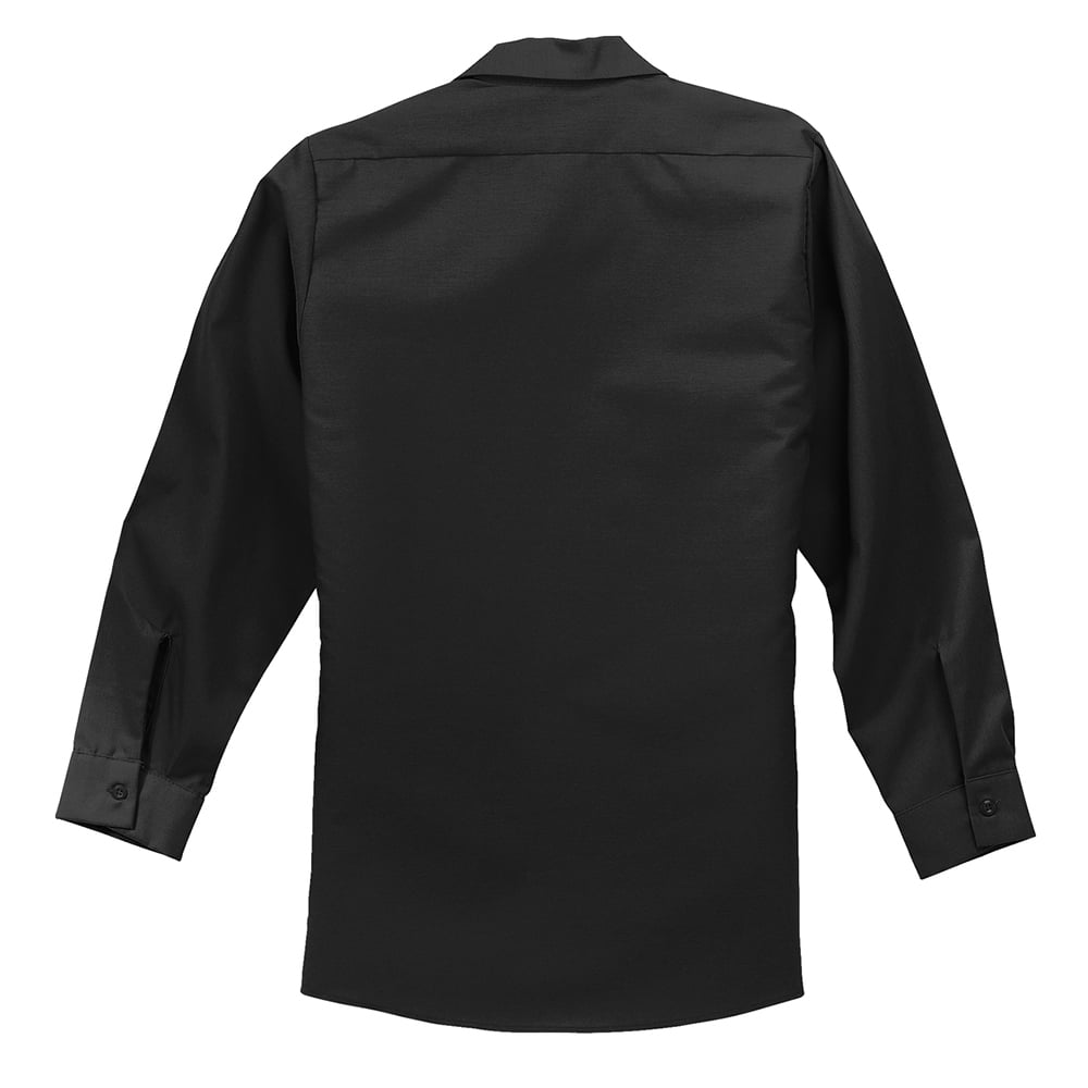 Red Kap SP14 Long Sleeve Industrial Work Shirt with Buttoned Pockets - Gorvex.com