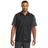 Red Kap SY20 Short Sleeve Ripstop Crew Shirt with Concealed Buttons - Gorvex.com