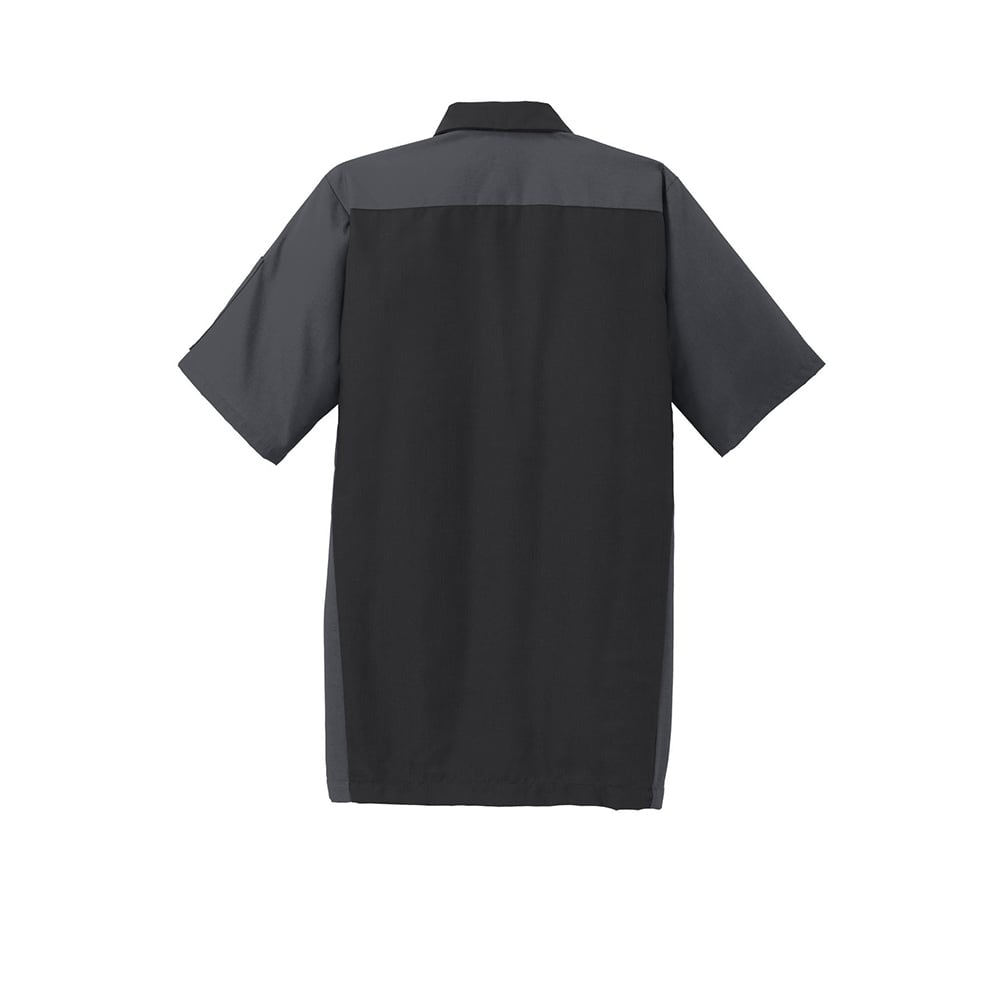 Red Kap SY20 Short Sleeve Ripstop Crew Shirt with Concealed Buttons - Gorvex.com